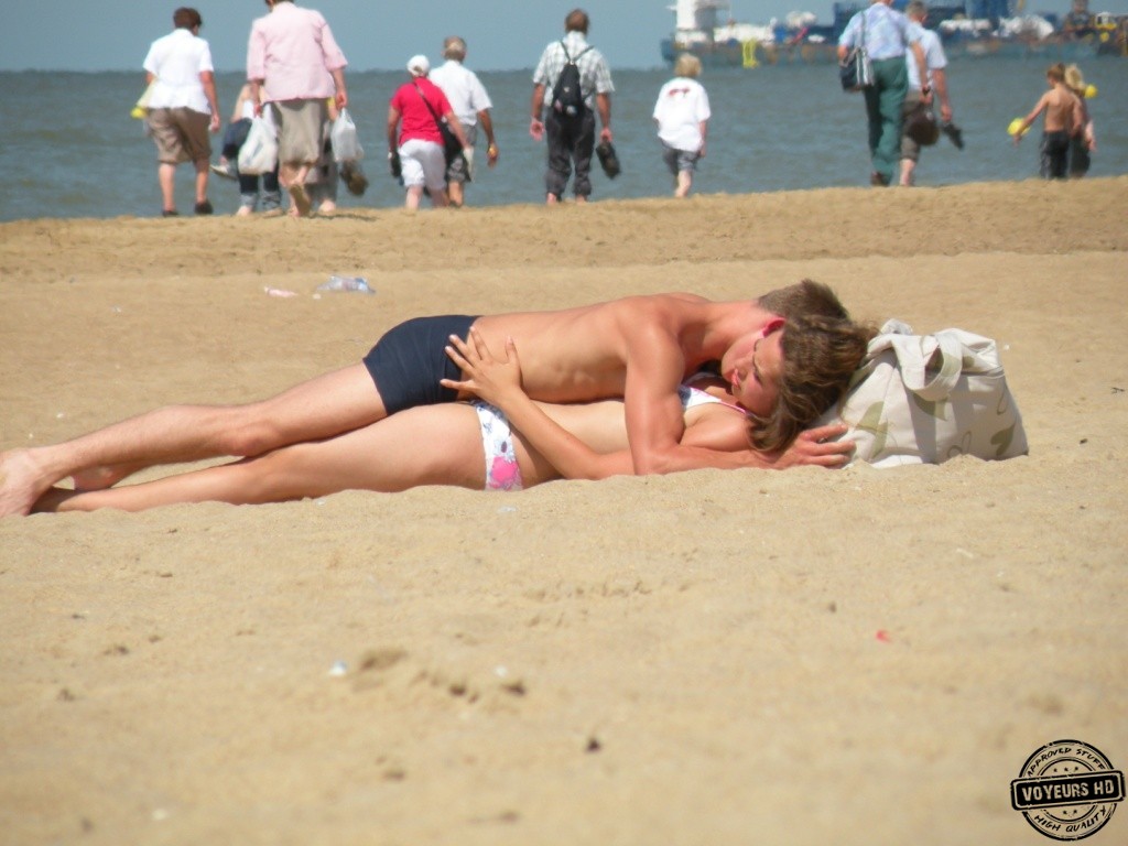 Young Couple Fuck at Beach image
