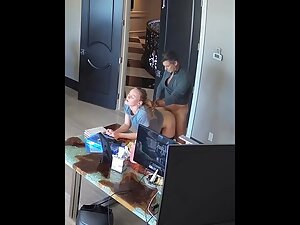 Real Secretary Hidden Cam - Hidden cam caught old boss fuck a young secretary - Voyeurs HD