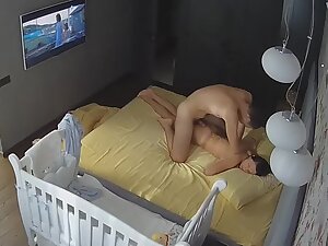 Sex with hot wife caught in bedroom - Voyeurs HD